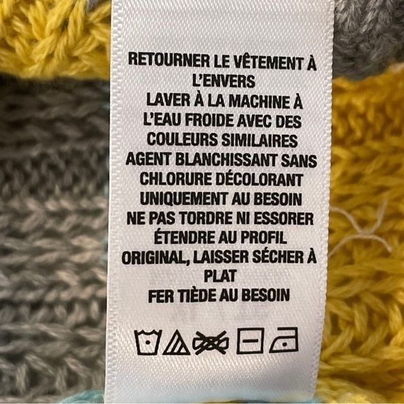 Prince & Fox Striped Crop Sweater Junior Extra Large NWT - Picture 14 of 16